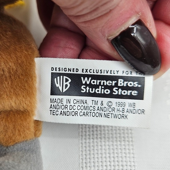 Vintage 1999 Warner Bros Studio Store Baba Looey Bean Bag Plush Sombrero NWT - Picture 5 of 11